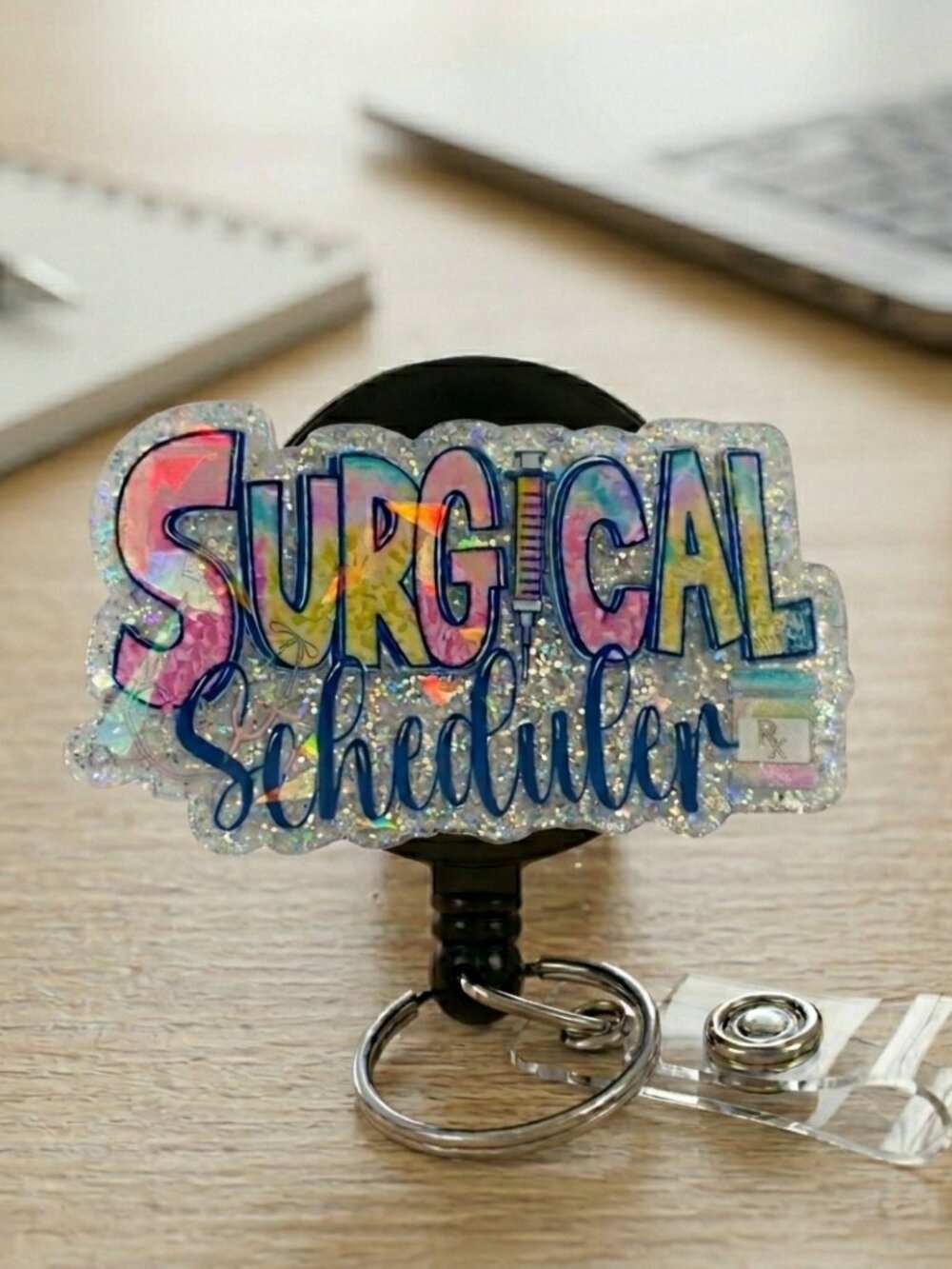 Surgical Scheduler Badge Reel